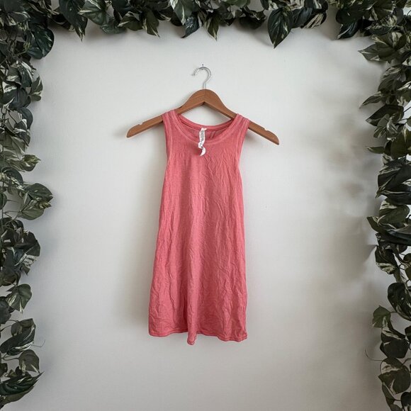 Lululemon Athletic Sleeveless Tie Back Tank Top Pink Women’s Size 2 - Picture 1 of 8